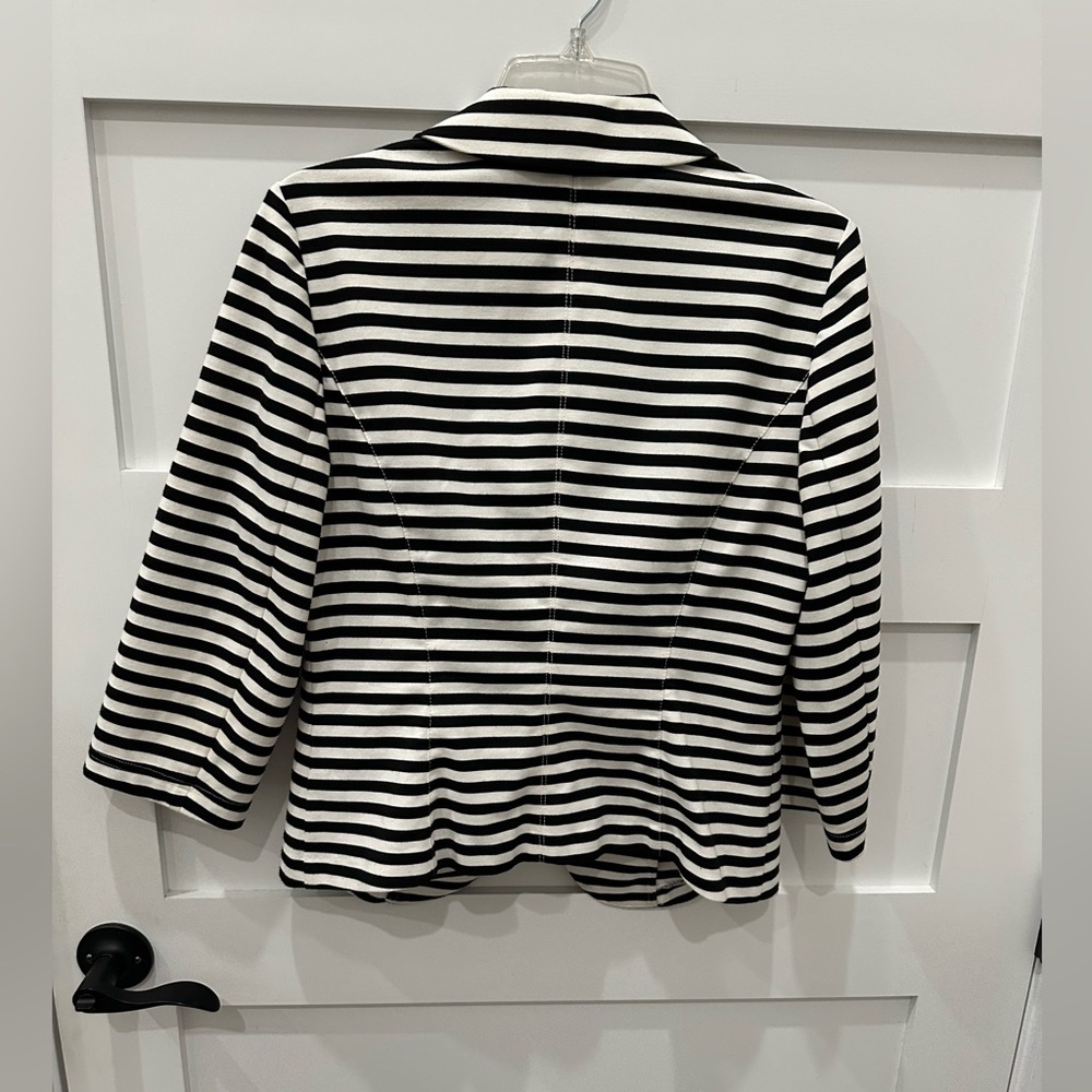 White House Black Market Striped Blazer Size 10 - Picture 5 of 5